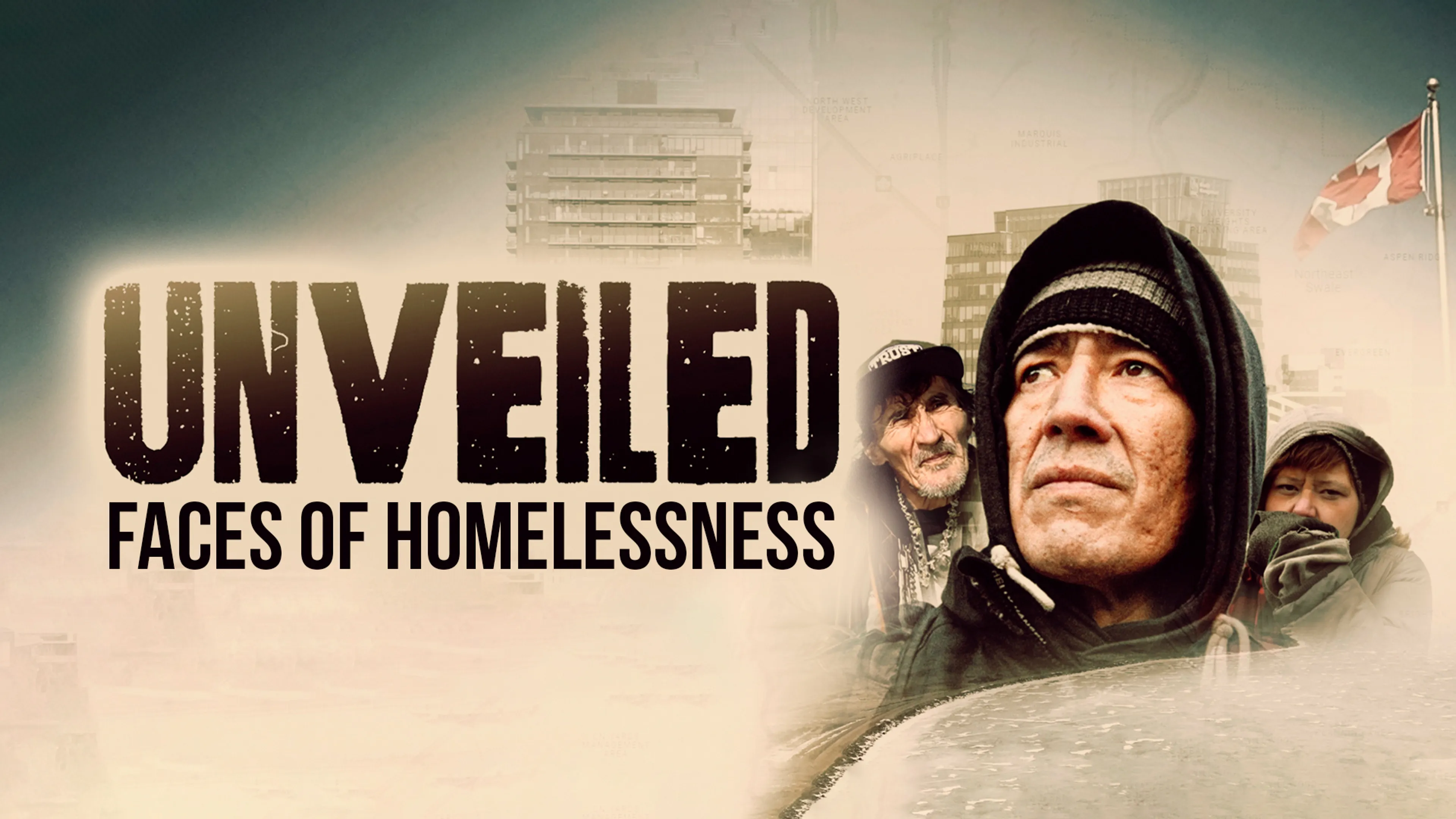Unveiled: Faces of Homelessness poster